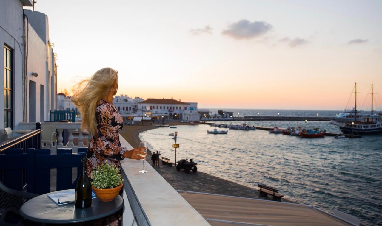 Mykonos Old Harbor Front Suite With Balcony Mykonos Town Exterior photo